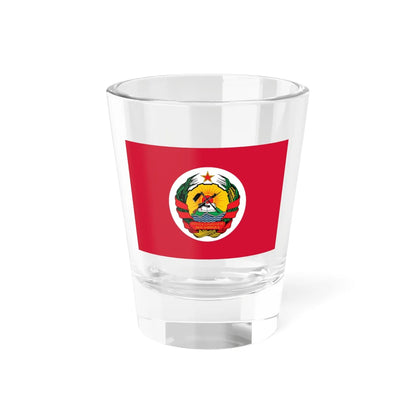 Presidential Standard of Mozambique 1982-1990 (Mozambique) Shot Glass 1.5oz 1.5oz - Go Mug Yourself