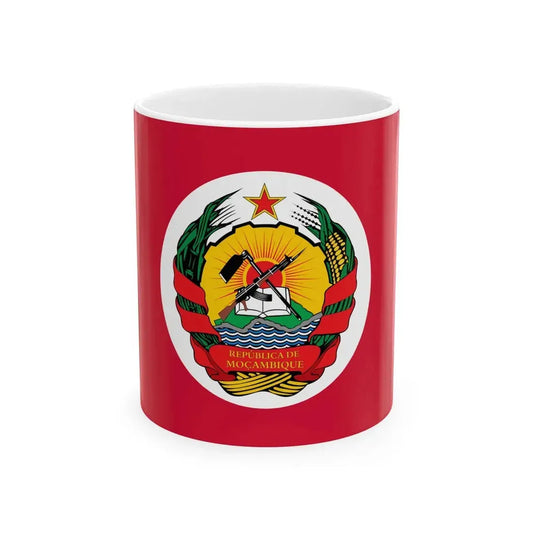 Presidential Standard of Mozambique (Mozambique) White Coffee Mug 11oz - Go Mug Yourself