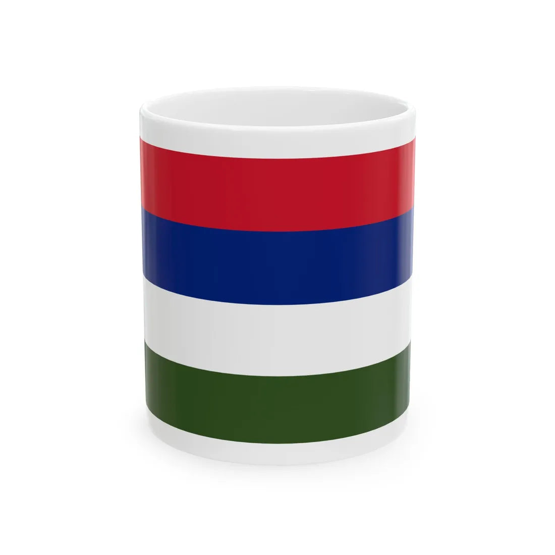 Presidential Standard of Nigeria Armed Forces (Niger) White Coffee Mug 11oz - Go Mug Yourself