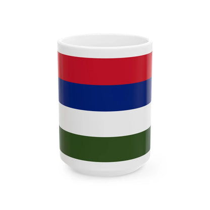 Presidential Standard of Nigeria Armed Forces (Niger) White Coffee Mug 15oz - Go Mug Yourself