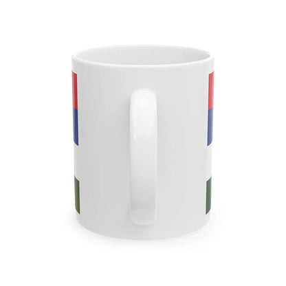 Presidential Standard of Nigeria Armed Forces (Niger) White Coffee Mug - Go Mug Yourself