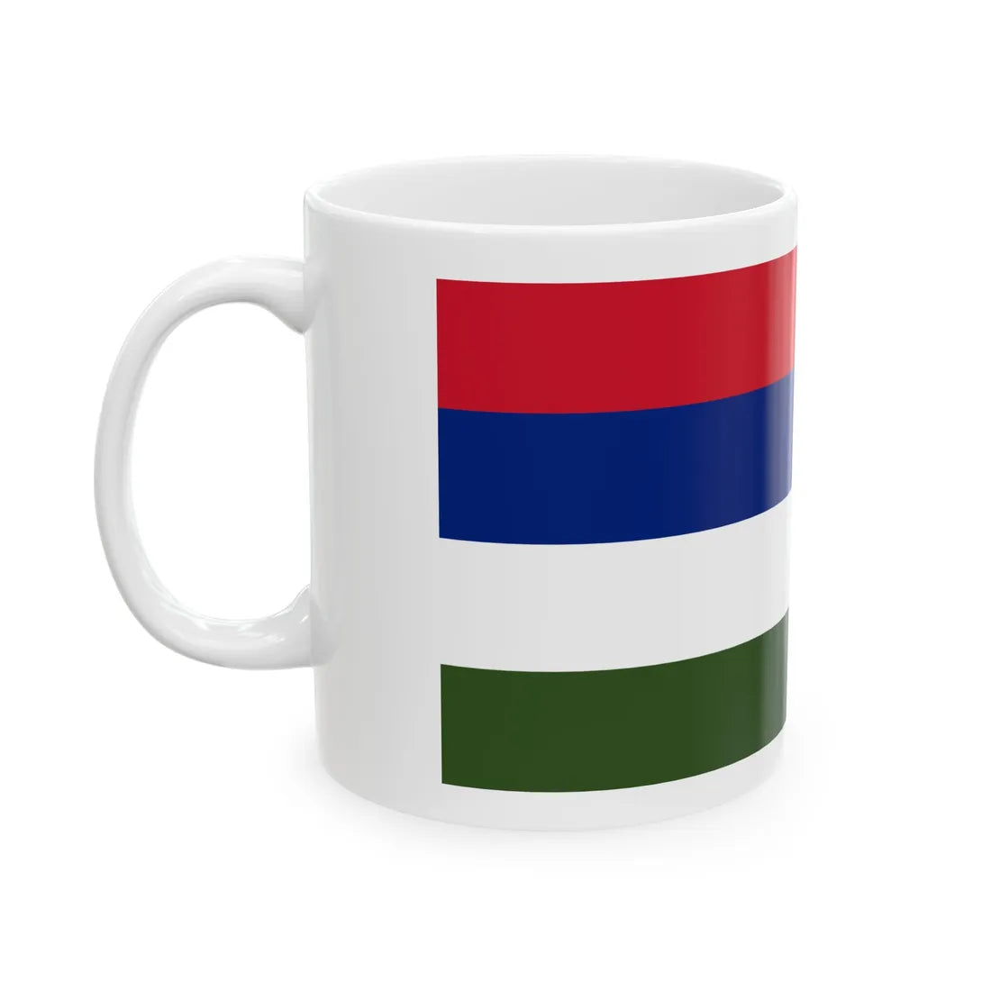 Presidential Standard of Nigeria Armed Forces (Niger) White Coffee Mug - Go Mug Yourself