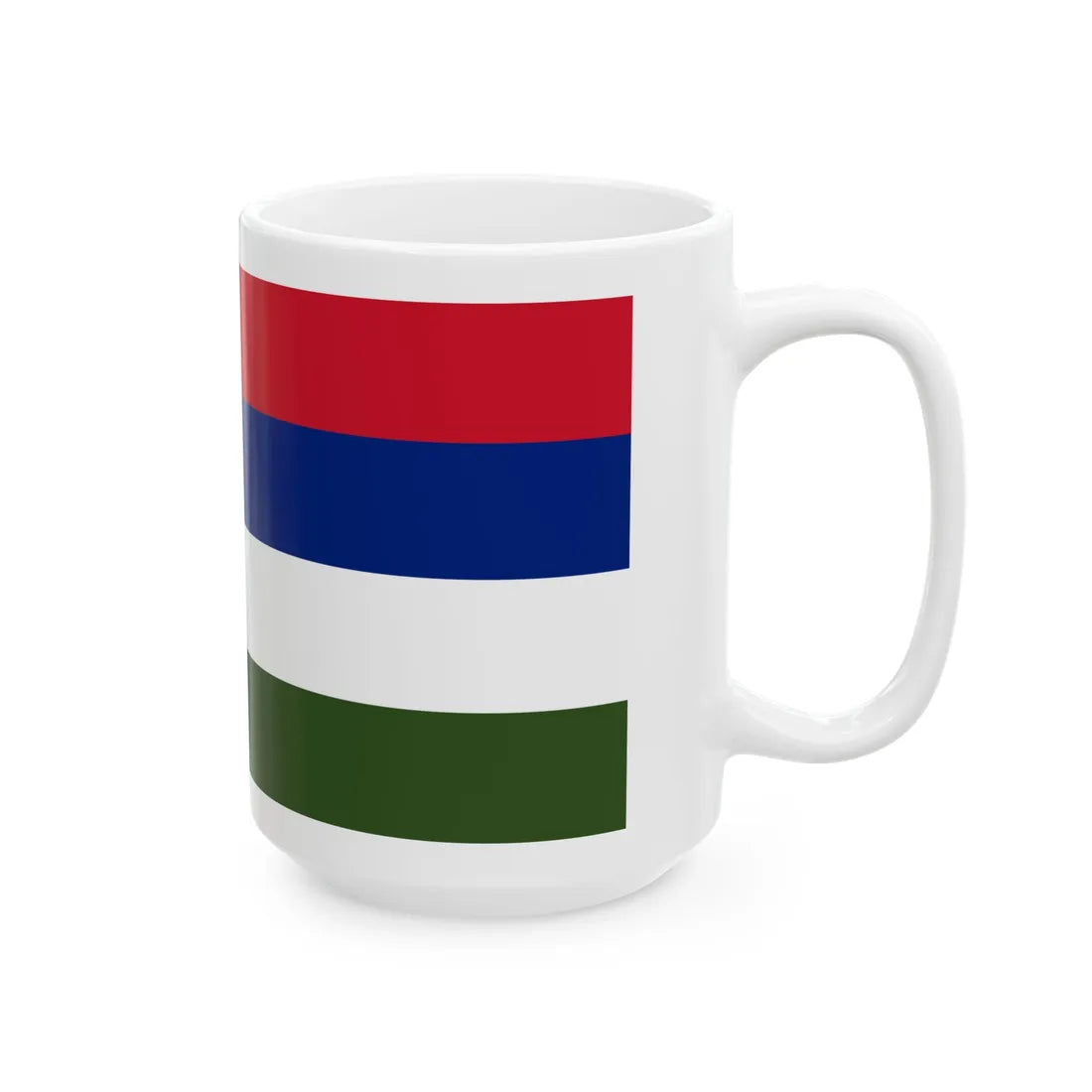 Presidential Standard of Nigeria Armed Forces (Niger) White Coffee Mug - Go Mug Yourself