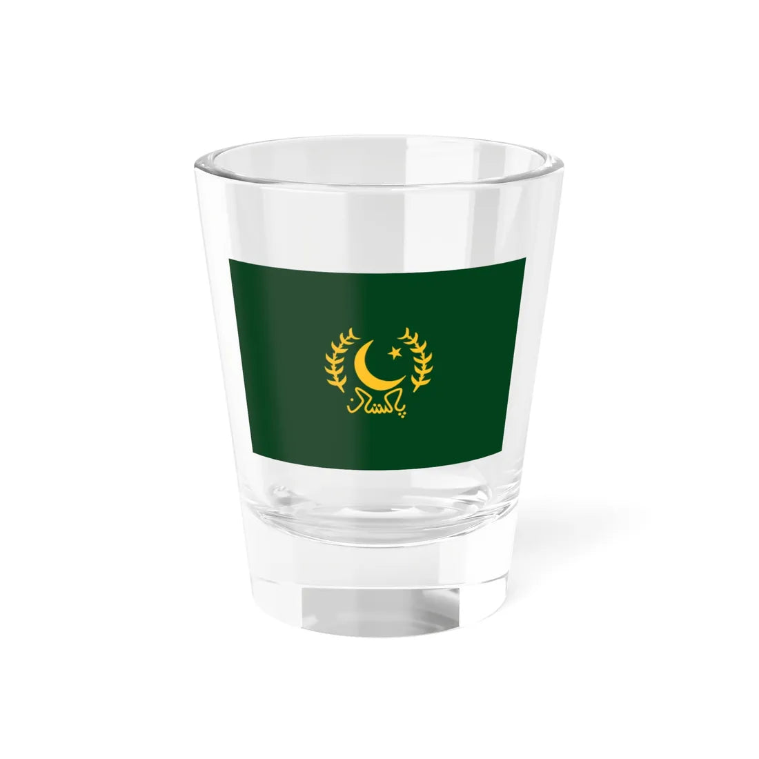 Presidential standard of Pakistan 1974-1998 (Pakistan) Shot Glass 1.5oz 1.5oz - Go Mug Yourself
