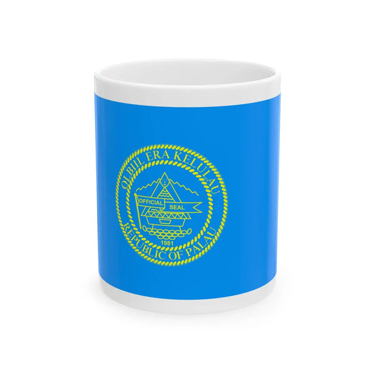 Presidential Standard of Palau (Palau) White Coffee Mug 11oz - Go Mug Yourself