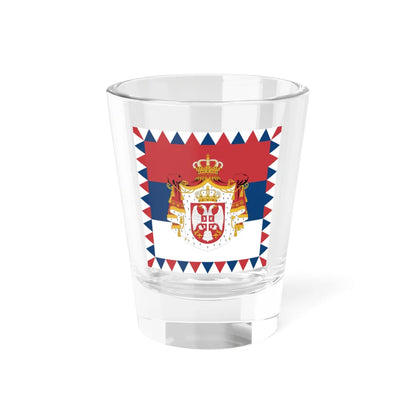Presidential Standard of Serbia 2004-2010 (Serbia) Shot Glass 1.5oz 1.5oz - Go Mug Yourself