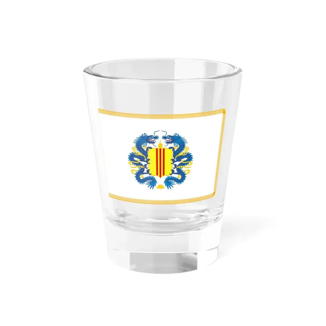 Presidential Standard of South Vietnam 1963-1975 (Vietnam) Shot Glass 1.5oz 1.5oz - Go Mug Yourself