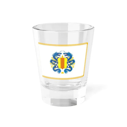 Presidential Standard of South Vietnam 1963-1975 (Vietnam) Shot Glass 1.5oz 1.5oz - Go Mug Yourself