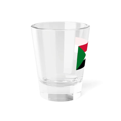 Presidential Standard of the Democratic Republic of the Sudan variant (Sudan) Shot Glass 1.5oz - Go Mug Yourself