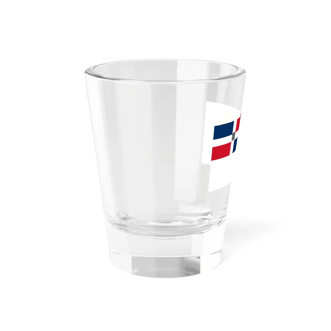Presidential Standard of the Dominican Republic At Sea (Dominica) Shot Glass 1.5oz - Go Mug Yourself