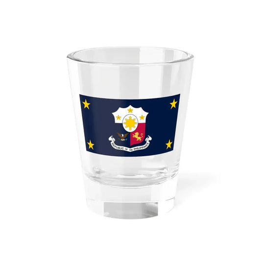 Presidential Standard of the Philippines 1946-1948 (Philippines) Shot Glass 1.5oz 1.5oz - Go Mug Yourself