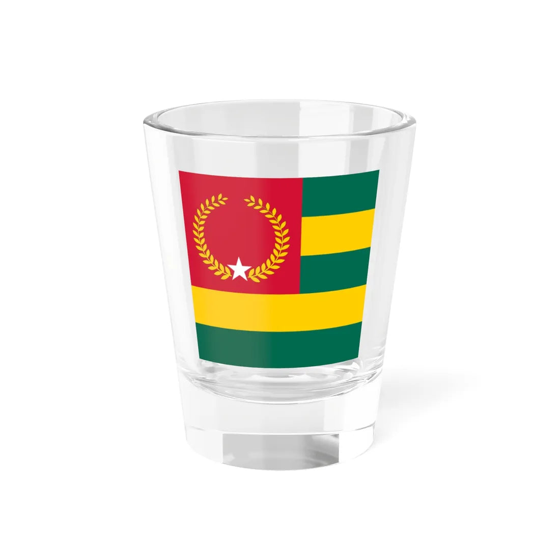 Presidential Standard of Togo (Togo) Shot Glass 1.5oz 1.5oz - Go Mug Yourself