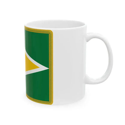 Presidential State Colour of the Guyana Defence Force (Guyana) White Coffee Mug - Go Mug Yourself