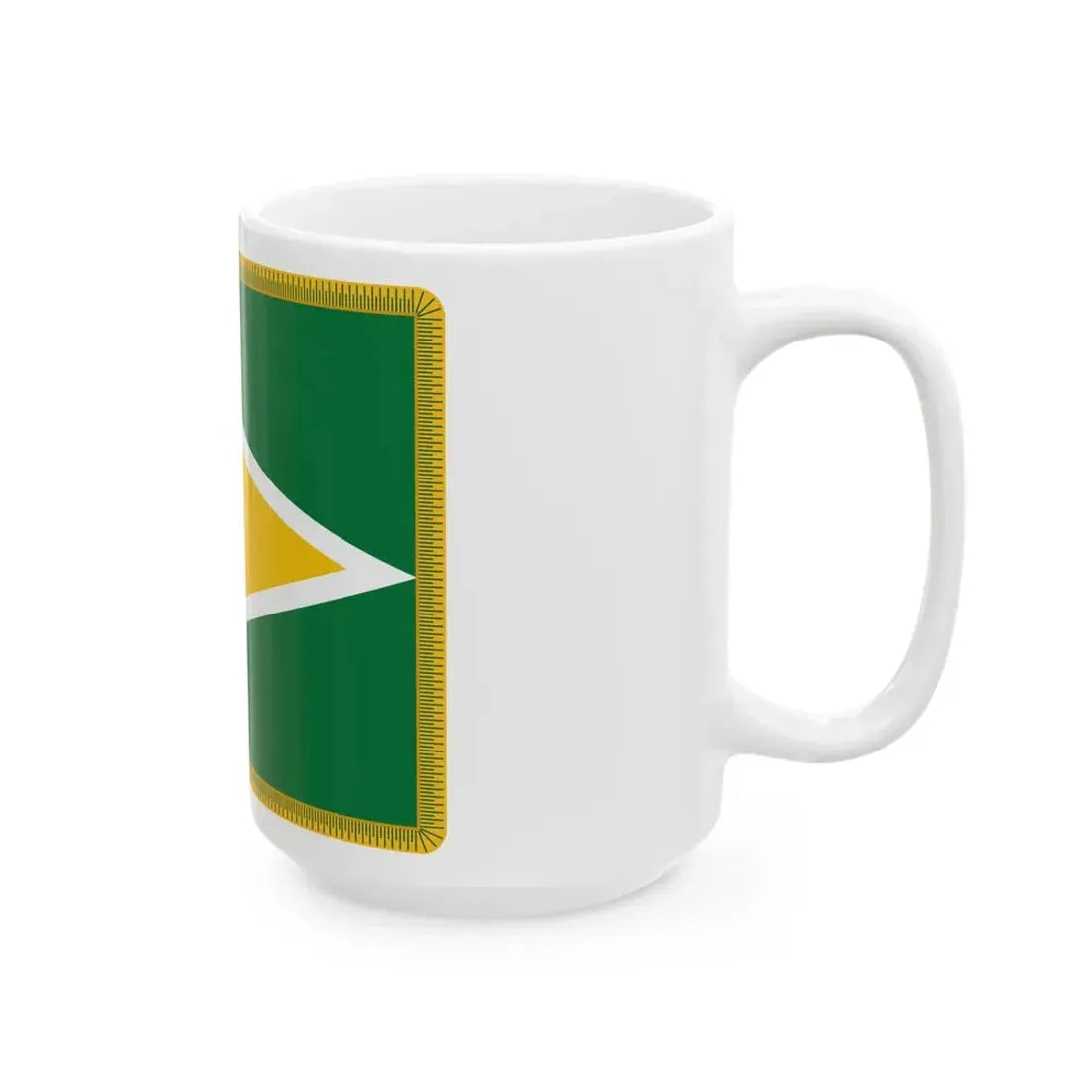Presidential State Colour of the Guyana Defence Force (Guyana) White Coffee Mug - Go Mug Yourself