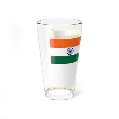Presidents Colour of Indian Navy (India) Pint Glass 16oz - Go Mug Yourself