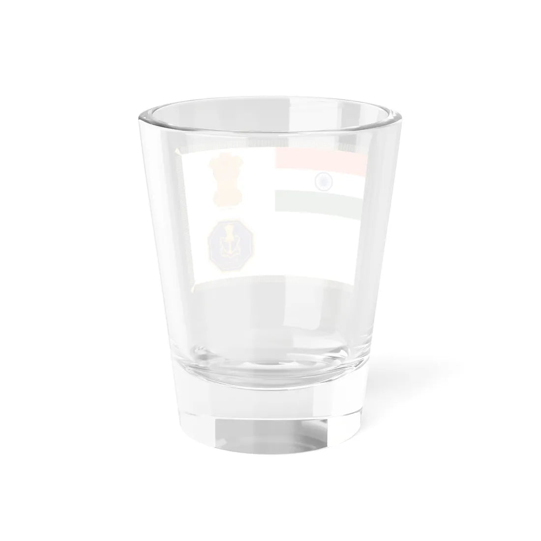 Presidents Colour of Indian Navy (India) Shot Glass 1.5oz - Go Mug Yourself