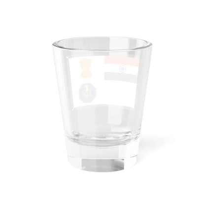 Presidents Colour of Indian Navy (India) Shot Glass 1.5oz - Go Mug Yourself
