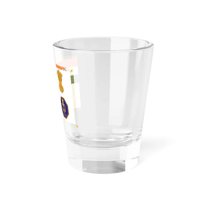Presidents Colour of Indian Navy (India) Shot Glass 1.5oz - Go Mug Yourself