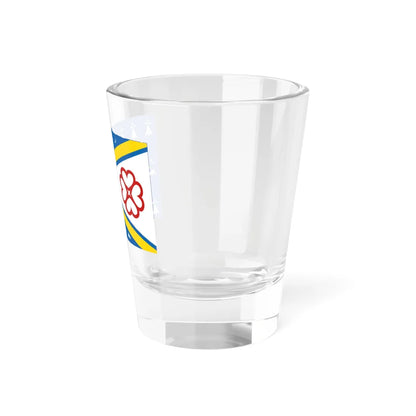 Presquile de Rhuys traditional district flag (France) Shot Glass 1.5oz - Go Mug Yourself