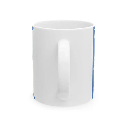 Presquile de Rhuys traditional district flag (France) White Coffee Mug - Go Mug Yourself