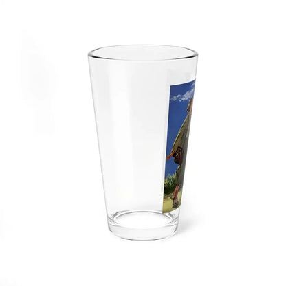 Pretending Makes It So, Saturday Evening Post, May 19, 1951 (Magazine Illustration) Pint Glass 16oz - Go Mug Yourself