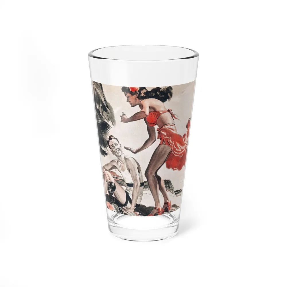 Pretty Larceny by Adrian Spies, Liberty magazine, 1946 (Magazine Illustration) Pint Glass 16oz-16oz-Go Mug Yourself