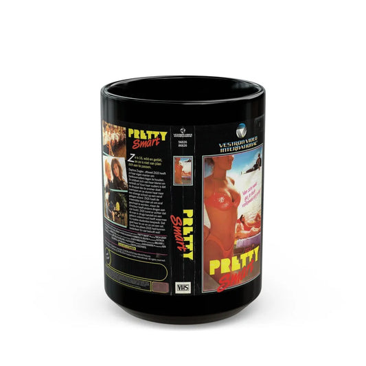 PRETTY SMART (VHS COVER) - Black Coffee Mug-15oz-Go Mug Yourself