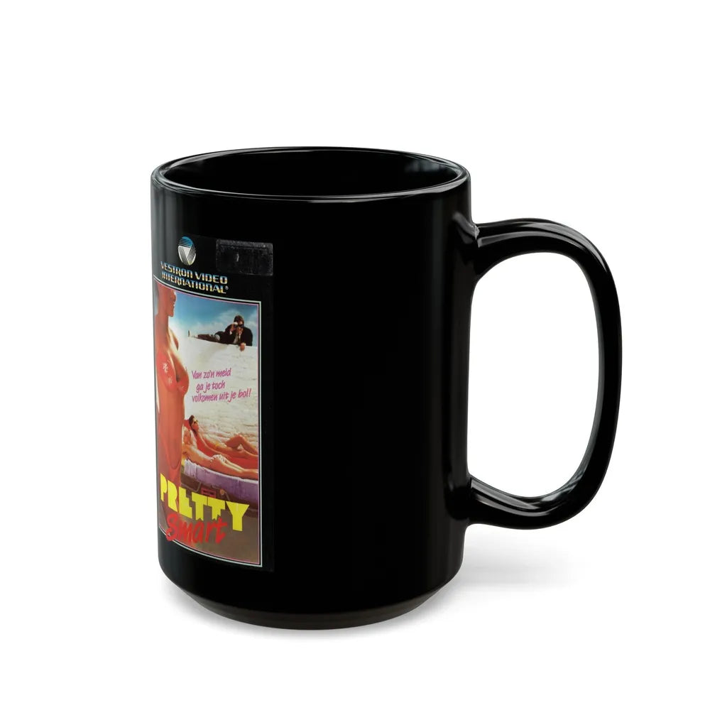 PRETTY SMART (VHS COVER) - Black Coffee Mug-Go Mug Yourself