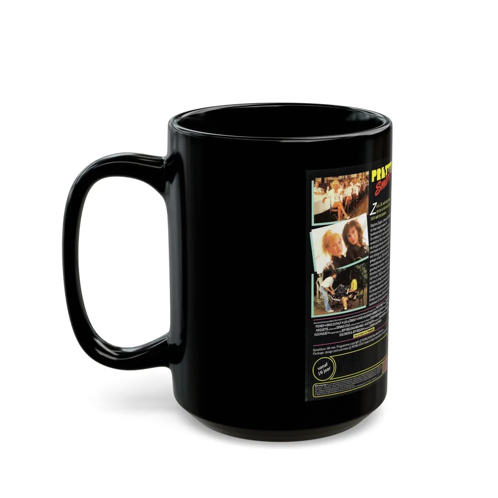 PRETTY SMART (VHS COVER) - Black Coffee Mug-Go Mug Yourself