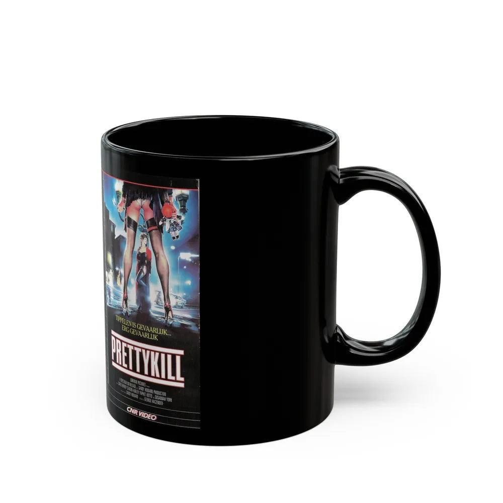 PRETTYKILL (VHS COVER) - Black Coffee Mug-Go Mug Yourself