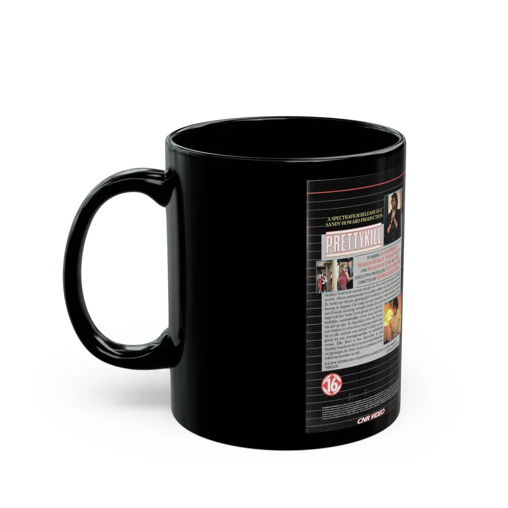 PRETTYKILL (VHS COVER) - Black Coffee Mug-Go Mug Yourself