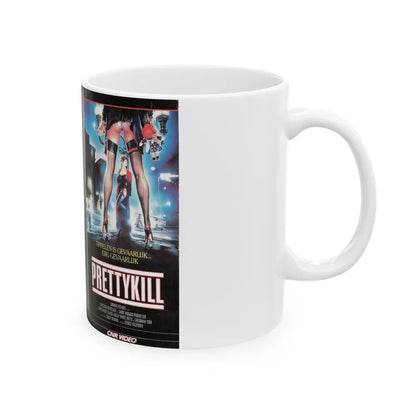 PRETTYKILL (VHS COVER) - White Coffee Mug-Go Mug Yourself