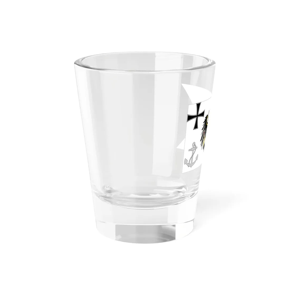 Preußische Dienstflagge für Binnengewässer (Germany) Shot Glass 1.5oz - Go Mug Yourself