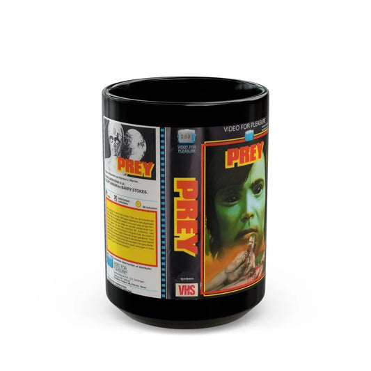 PREY (VHS COVER) - Black Coffee Mug-15oz-Go Mug Yourself