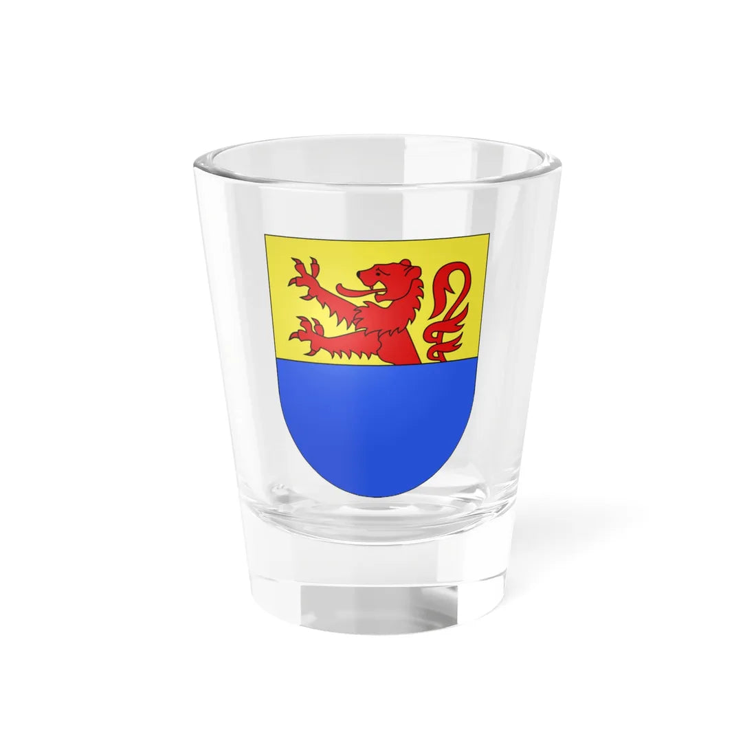 Prez-vers-Noréaz-coat of arms (Switzerland) (Coat of Arms) Shot Glass 1.5oz 1.5oz - Go Mug Yourself
