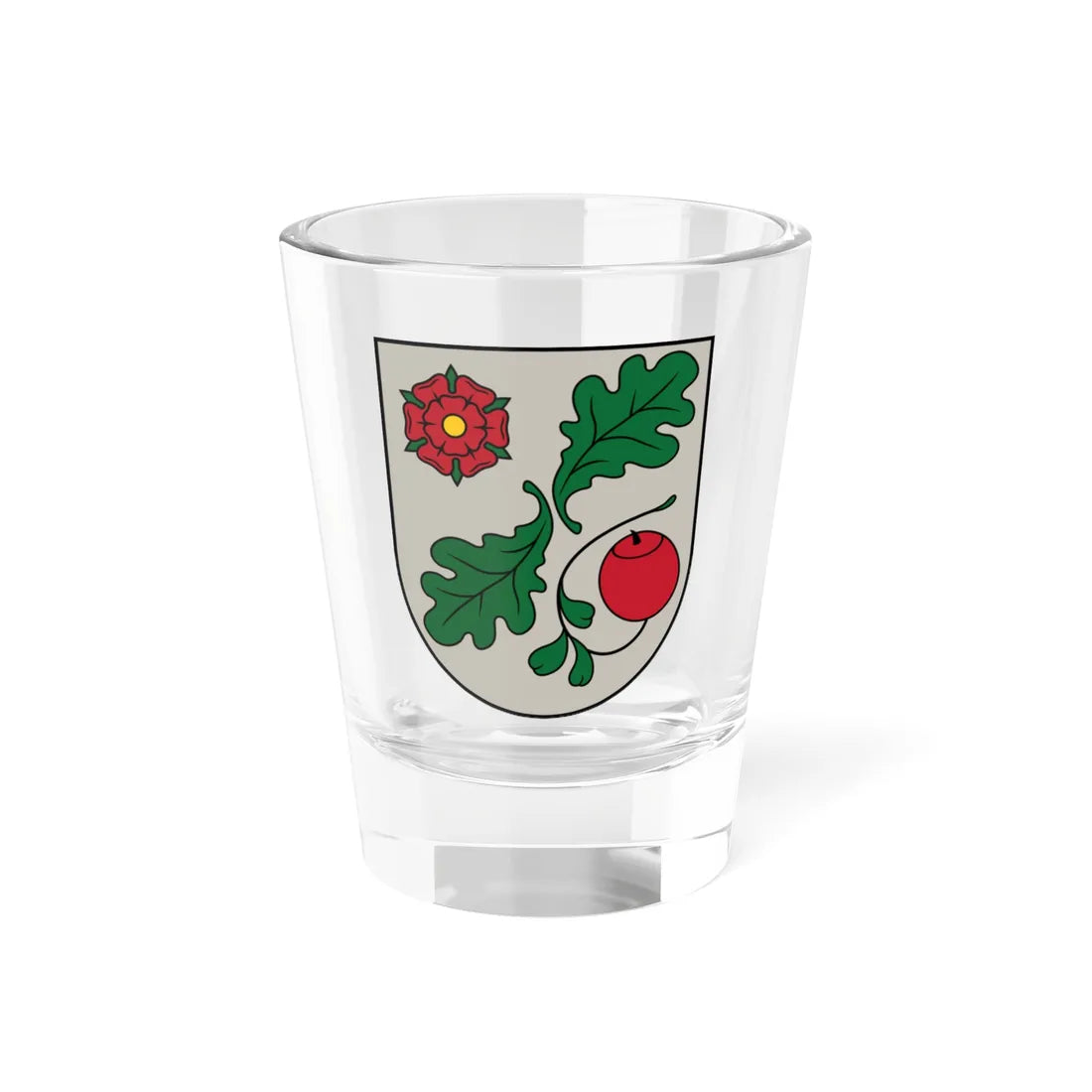 Pārgaujas novads COA (Latvia) (Coat of Arms) Shot Glass 1.5oz 1.5oz - Go Mug Yourself