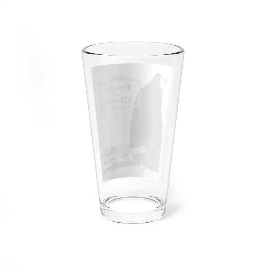 Pride of Cloth (1), Bluebook, February 1953 (Magazine Illustration) Pint Glass 16oz - Go Mug Yourself