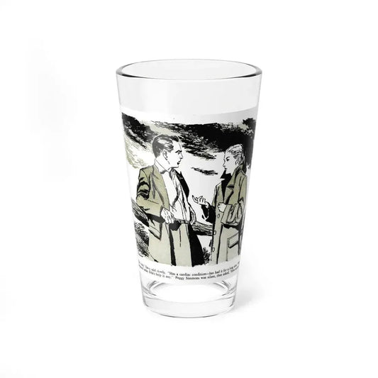 Pride of Cloth (2), Bluebook, February 1953 (Magazine Illustration) Pint Glass 16oz 16oz - Go Mug Yourself
