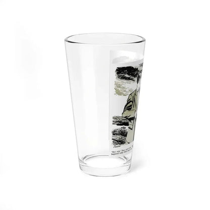 Pride of Cloth (2), Bluebook, February 1953 (Magazine Illustration) Pint Glass 16oz - Go Mug Yourself