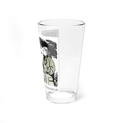 Pride of Cloth (2), Bluebook, February 1953 (Magazine Illustration) Pint Glass 16oz - Go Mug Yourself