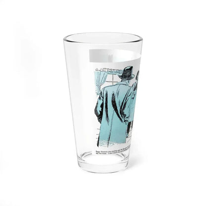 Pride of Cloth (3), Bluebook, February 1953 (Magazine Illustration) Pint Glass 16oz - Go Mug Yourself