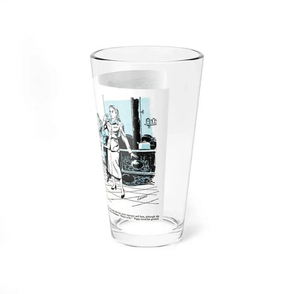 Pride of Cloth (3), Bluebook, February 1953 (Magazine Illustration) Pint Glass 16oz - Go Mug Yourself