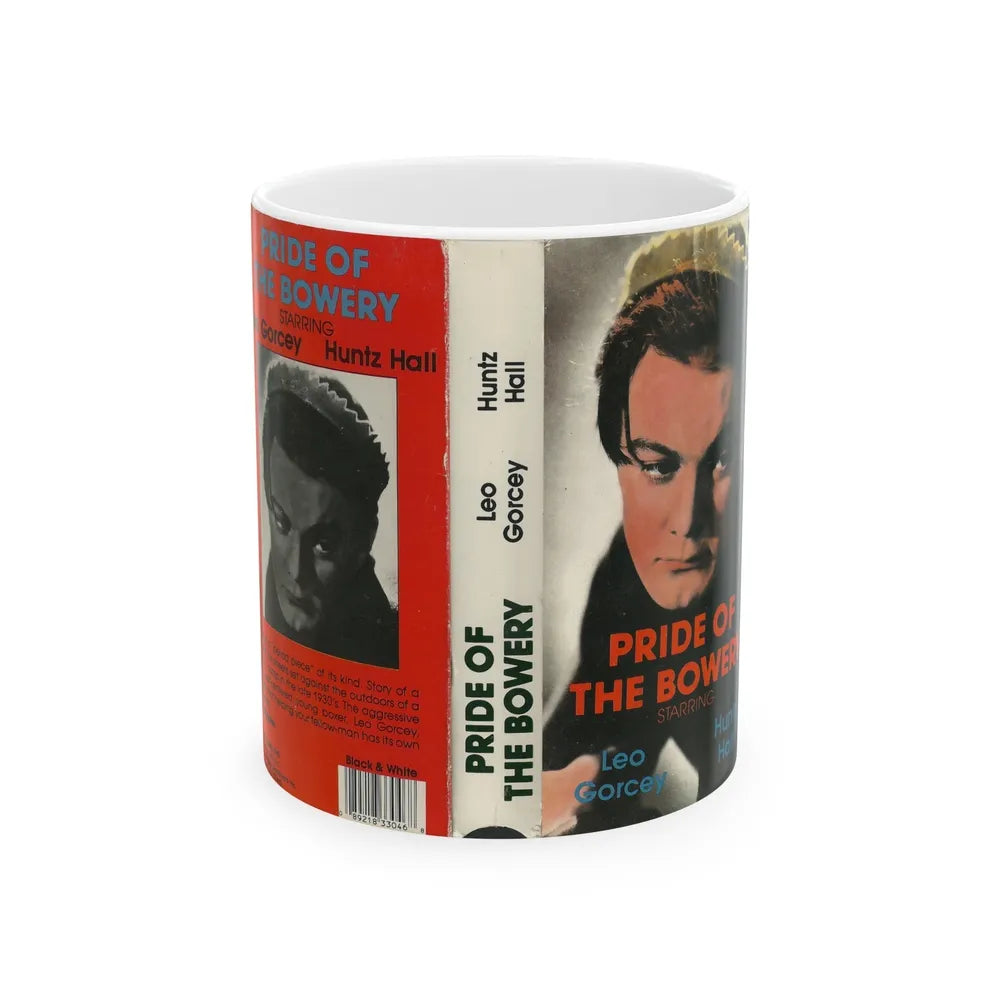 PRIDE OF THE BOWERY LEO GORCEY HUNTZ HALL (VHS COVER) - White Coffee Mug-11oz-Go Mug Yourself