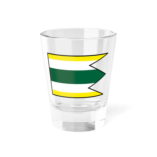 Priepasne Myjava Flag (Slovakia) Shot Glass 1.5oz 1.5oz - Go Mug Yourself