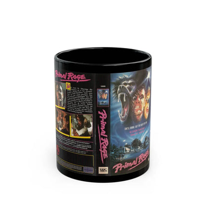 PRIMAL RAGE (VHS COVER) - Black Coffee Mug-11oz-Go Mug Yourself