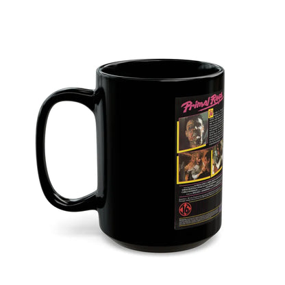 PRIMAL RAGE (VHS COVER) - Black Coffee Mug-Go Mug Yourself