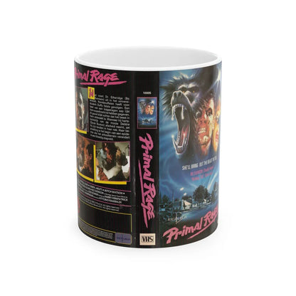 PRIMAL RAGE (VHS COVER) - White Coffee Mug-11oz-Go Mug Yourself