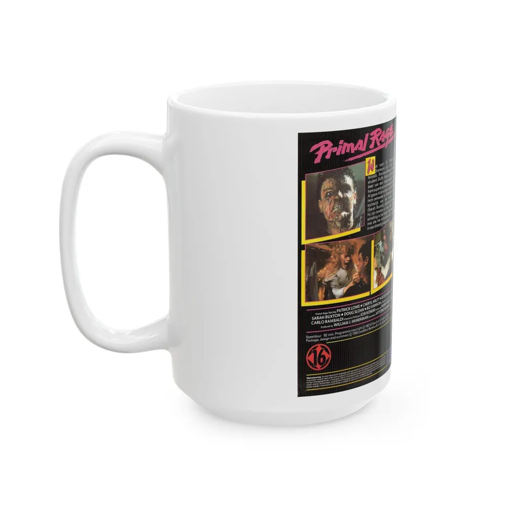 PRIMAL RAGE (VHS COVER) - White Coffee Mug-Go Mug Yourself