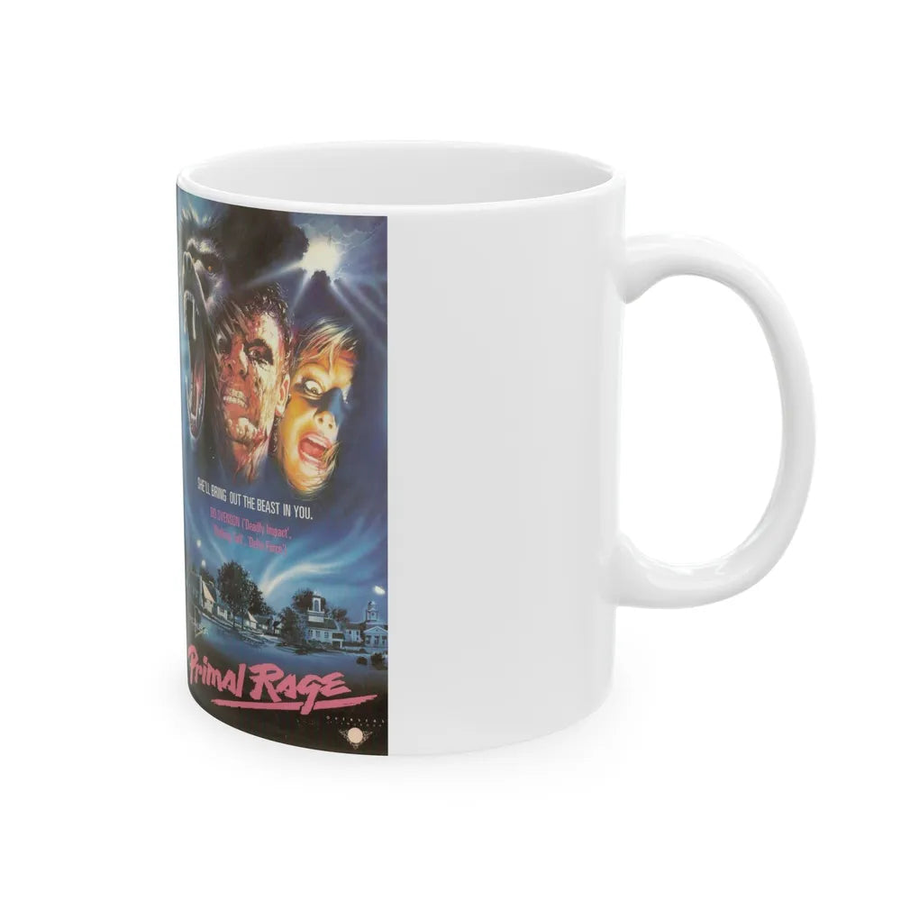 PRIMAL RAGE (VHS COVER) - White Coffee Mug-Go Mug Yourself