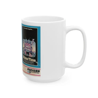 PRIME TIME (VHS COVER) - White Coffee Mug-Go Mug Yourself